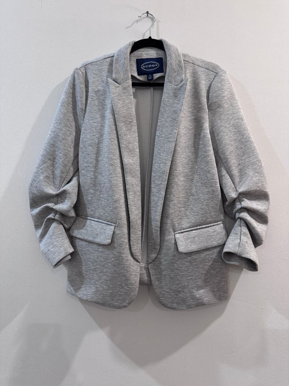 Scoop - Gray Jersey Blazer - Size M
